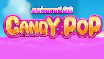 Tampilan visual slot Candy Pop dengan tema permen warna-warni